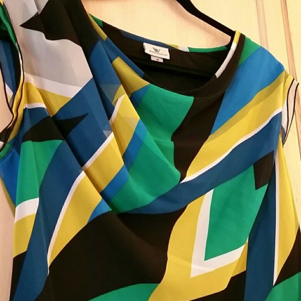 Geometric blouse